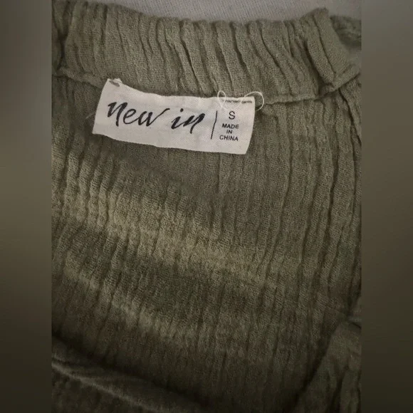 New In Olive Green Romper - Picture 9 of 11